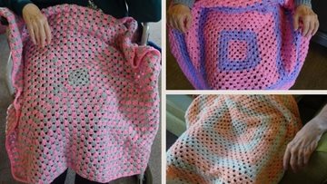 Local lady donates crochet blankets to Scunthorpe care home